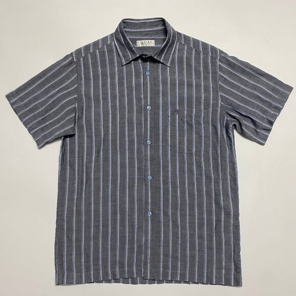 Tops - Linen Blend Button-Up Shirt